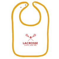 Infant Contrast Trim Terry Bib Thumbnail
