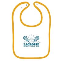 Infant Contrast Trim Terry Bib Thumbnail