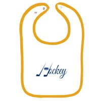 Infant Contrast Trim Terry Bib Thumbnail