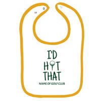 Infant Contrast Trim Terry Bib Thumbnail