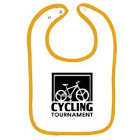 Infant Contrast Trim Terry Bib Thumbnail