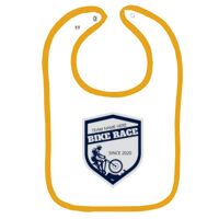 Infant Contrast Trim Terry Bib Thumbnail