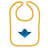 Infant Contrast Trim Terry Bib Thumbnail