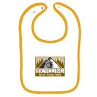 Infant Contrast Trim Terry Bib Thumbnail