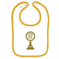 Infant Contrast Trim Terry Bib Thumbnail