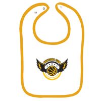 Infant Contrast Trim Terry Bib Thumbnail