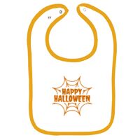 Infant Contrast Trim Terry Bib Thumbnail