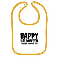 Infant Contrast Trim Terry Bib Thumbnail