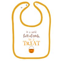Infant Contrast Trim Terry Bib Thumbnail