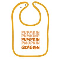 Infant Contrast Trim Terry Bib Thumbnail