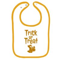 Infant Contrast Trim Terry Bib Thumbnail