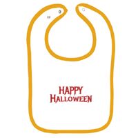 Infant Contrast Trim Terry Bib Thumbnail