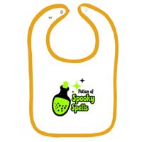 Infant Contrast Trim Terry Bib Thumbnail