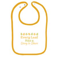 Infant Contrast Trim Terry Bib Thumbnail