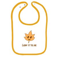 Infant Contrast Trim Terry Bib Thumbnail