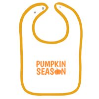 Infant Contrast Trim Terry Bib Thumbnail