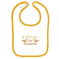 Infant Contrast Trim Terry Bib Thumbnail