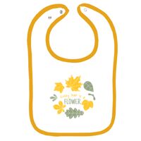 Infant Contrast Trim Terry Bib Thumbnail