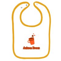 Infant Contrast Trim Terry Bib Thumbnail