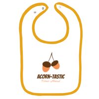 Infant Contrast Trim Terry Bib Thumbnail