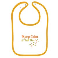 Infant Contrast Trim Terry Bib Thumbnail