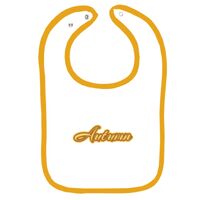 Infant Contrast Trim Terry Bib Thumbnail