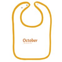 Infant Contrast Trim Terry Bib Thumbnail