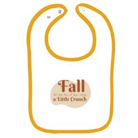 Infant Contrast Trim Terry Bib Thumbnail