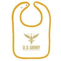 Infant Contrast Trim Terry Bib Thumbnail