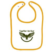 Infant Contrast Trim Terry Bib Thumbnail