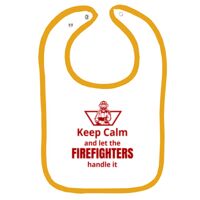 Infant Contrast Trim Terry Bib Thumbnail