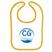 Infant Contrast Trim Terry Bib Thumbnail