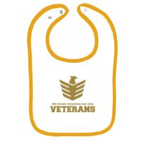 Infant Contrast Trim Terry Bib Thumbnail