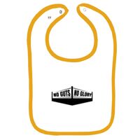 Infant Contrast Trim Terry Bib Thumbnail