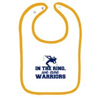 Infant Contrast Trim Terry Bib Thumbnail