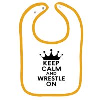 Infant Contrast Trim Terry Bib Thumbnail