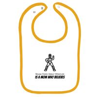 Infant Contrast Trim Terry Bib Thumbnail