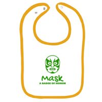 Infant Contrast Trim Terry Bib Thumbnail