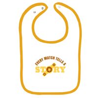 Infant Contrast Trim Terry Bib Thumbnail