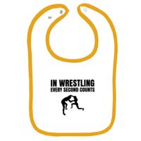 Infant Contrast Trim Terry Bib Thumbnail