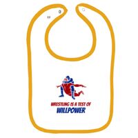 Infant Contrast Trim Terry Bib Thumbnail