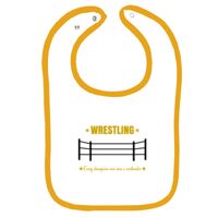 Infant Contrast Trim Terry Bib Thumbnail