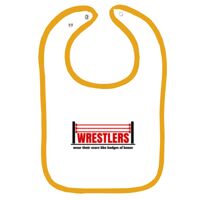 Infant Contrast Trim Terry Bib Thumbnail