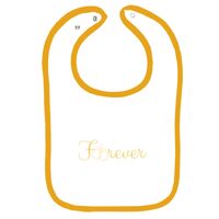 Infant Contrast Trim Terry Bib Thumbnail