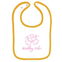 Infant Contrast Trim Terry Bib Thumbnail