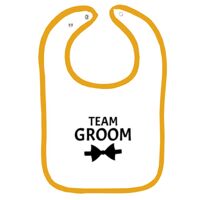 Infant Contrast Trim Terry Bib Thumbnail