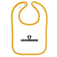 Infant Contrast Trim Terry Bib Thumbnail