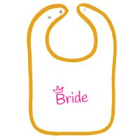 Infant Contrast Trim Terry Bib Thumbnail