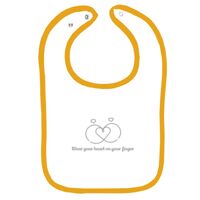 Infant Contrast Trim Terry Bib Thumbnail