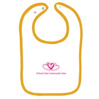 Infant Contrast Trim Terry Bib Thumbnail